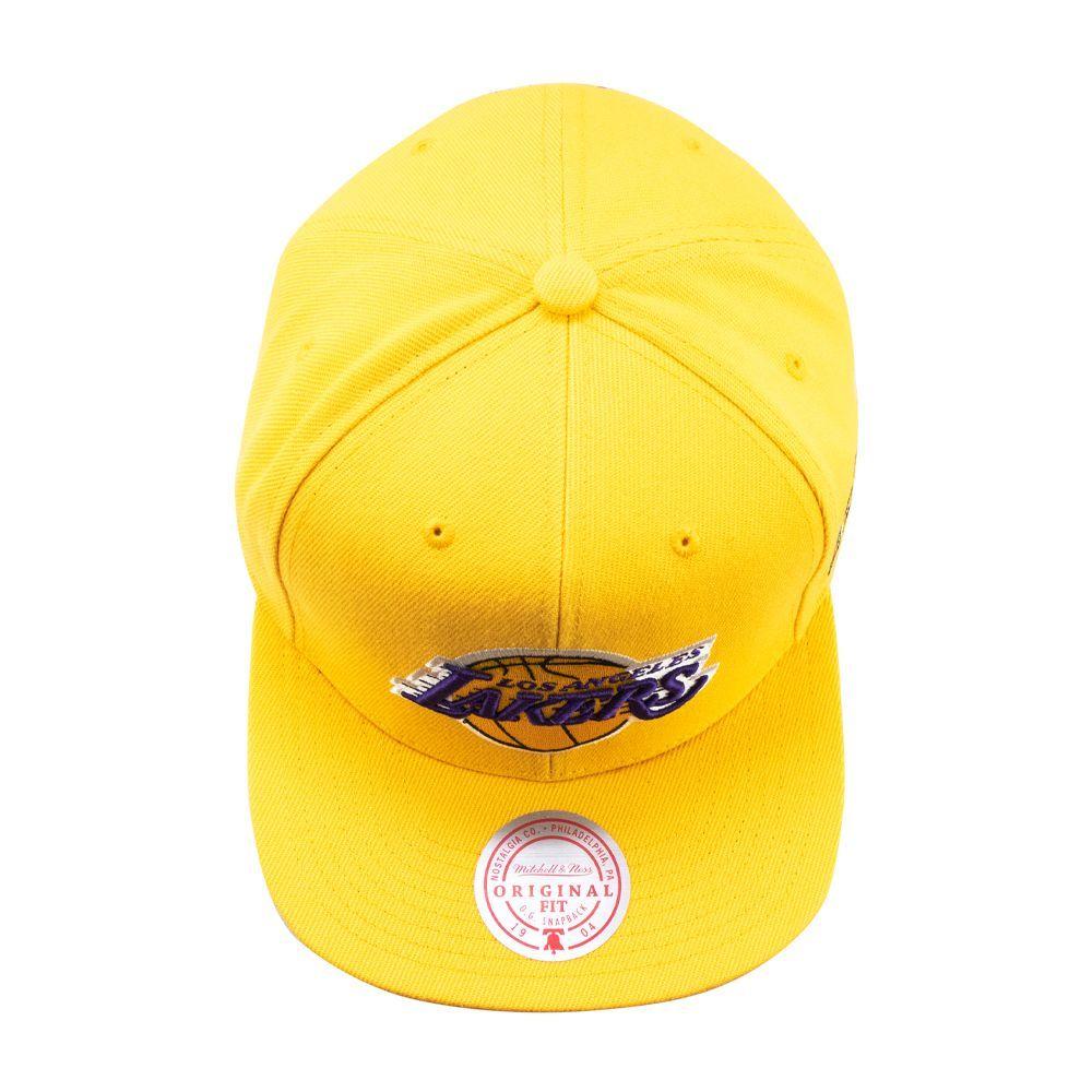 Gorro LA Lakers DX101 Amarillo Mitchell And Ness-3