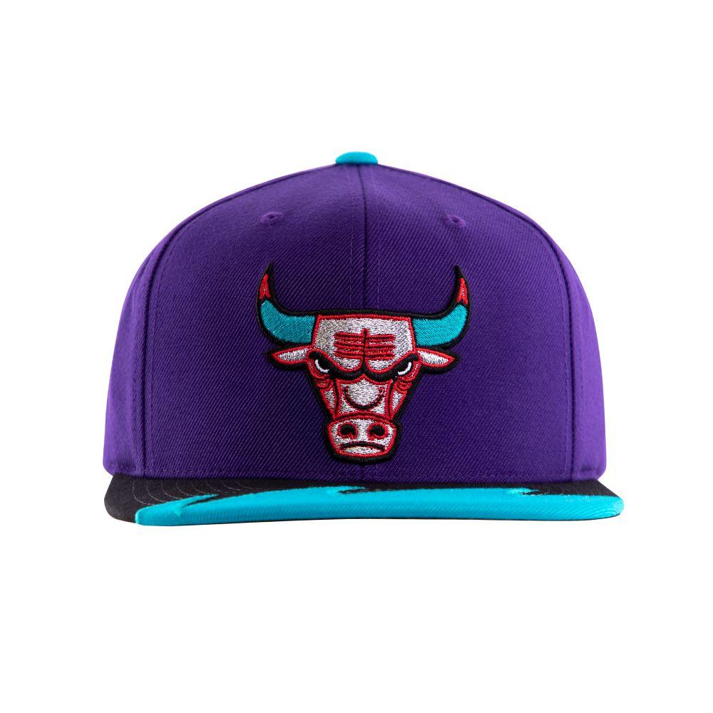 Gorro Chicago Bulls Shartooth Morado Mitchell And Ness-0