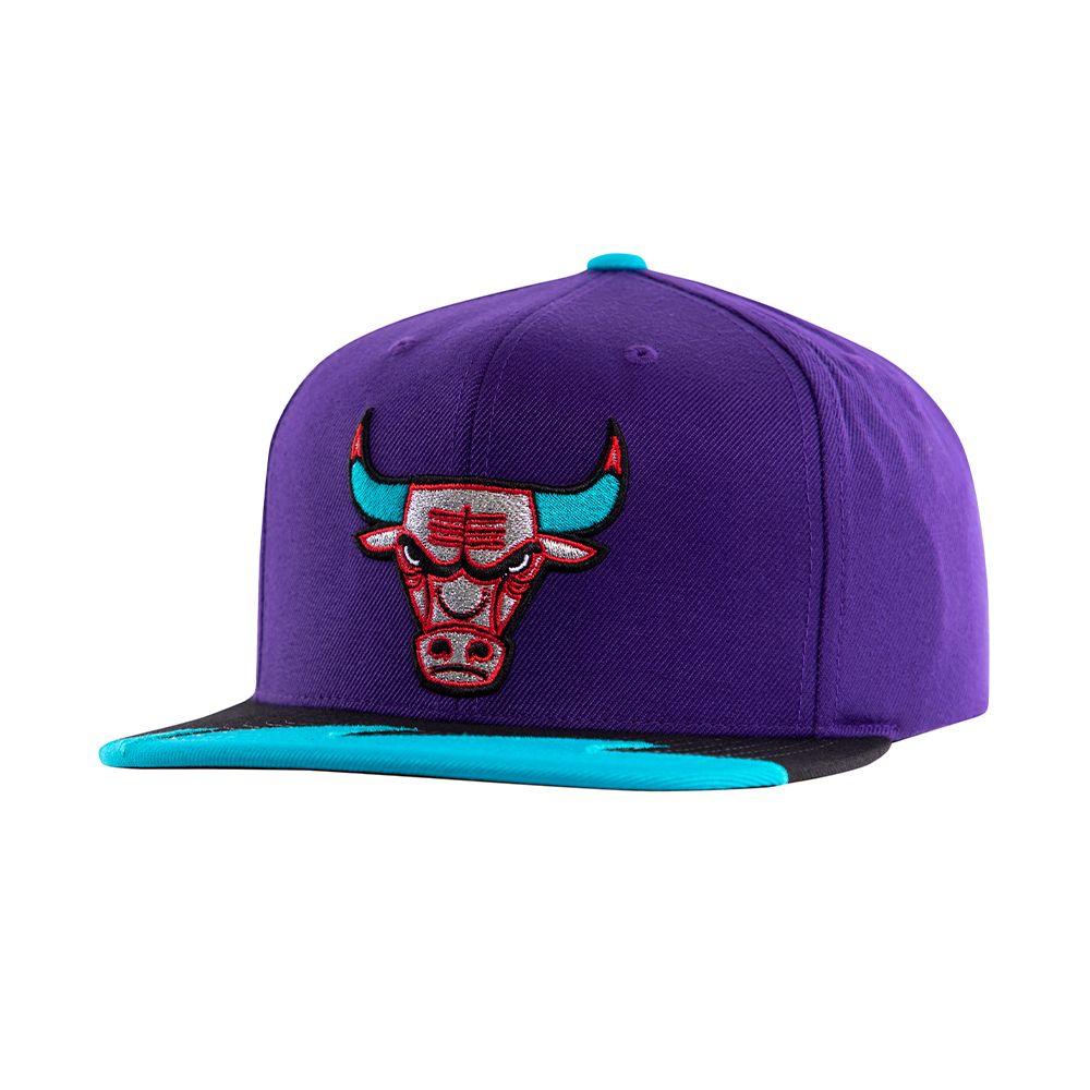 Gorro Chicago Bulls Shartooth Morado Mitchell And Ness-3