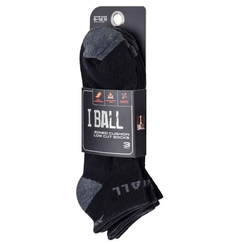 Tripack Calcetines Escolares Cortos Negros 39-44-2
