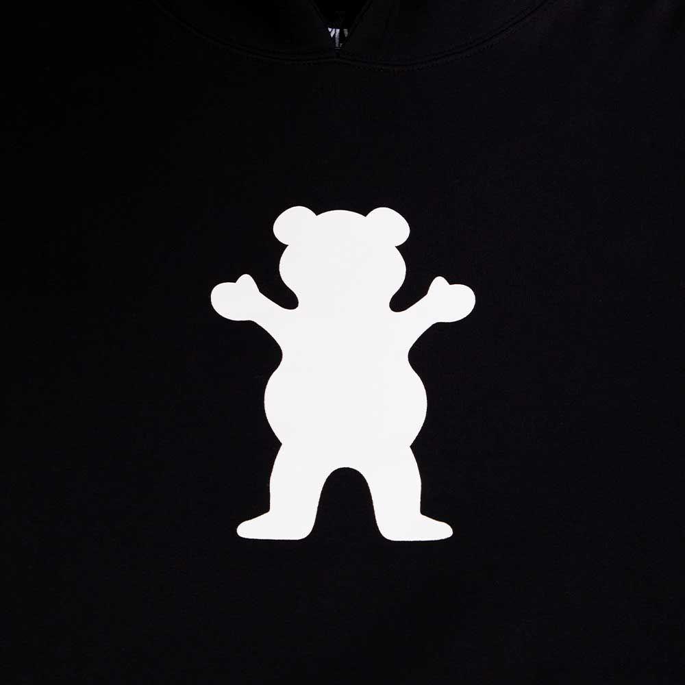 Polerón Hombre Grizzly Griptape Print OG Bear Basic Negro-2