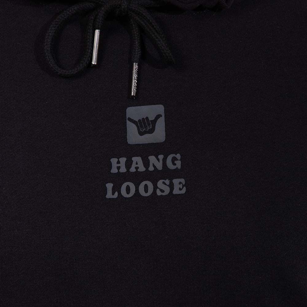 Poleron Hombre Hoodie Midlog Negro Hang Loose-1