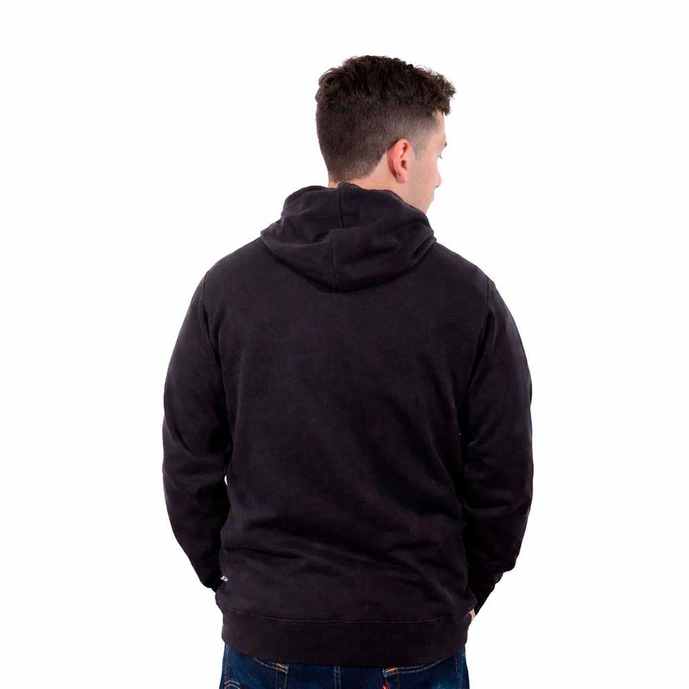 Poleron Hombre Hoodie Midlog Negro Hang Loose-3