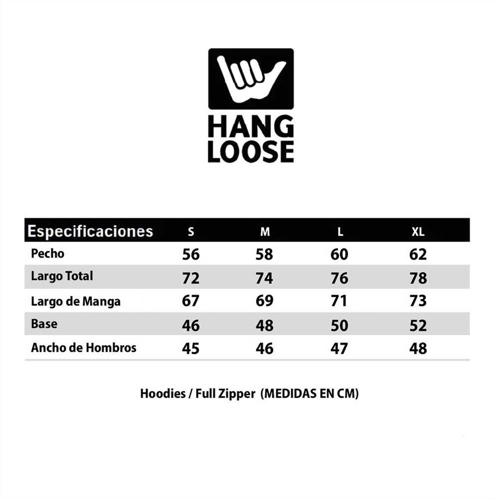 Poleron Hombre Hoodie Midlog Negro Hang Loose-9