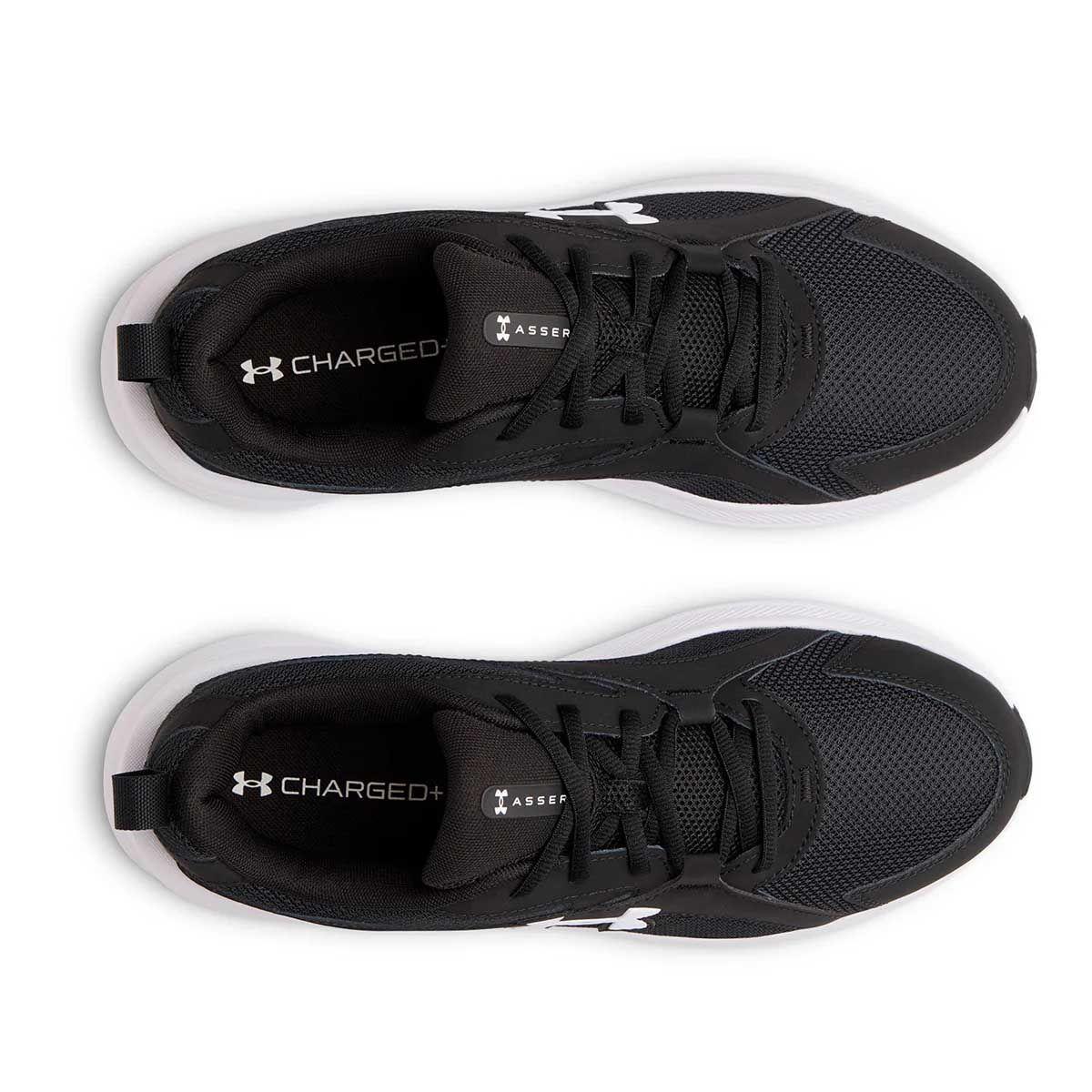 Zapatilla Running Hombre UA Assert 11 Negro Blanco-3