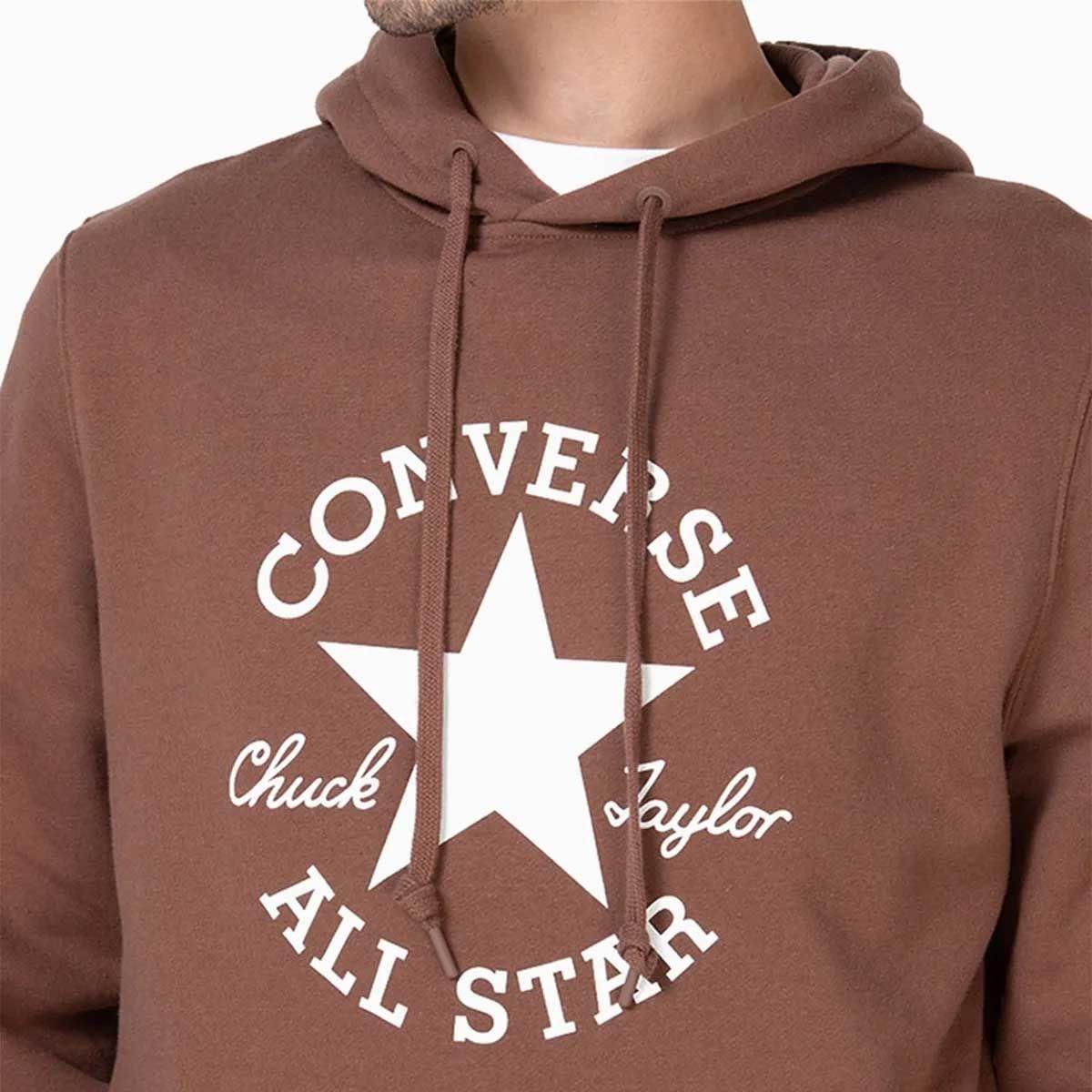 Polerón Hombre Básico Converse Hoodie Mocca-1