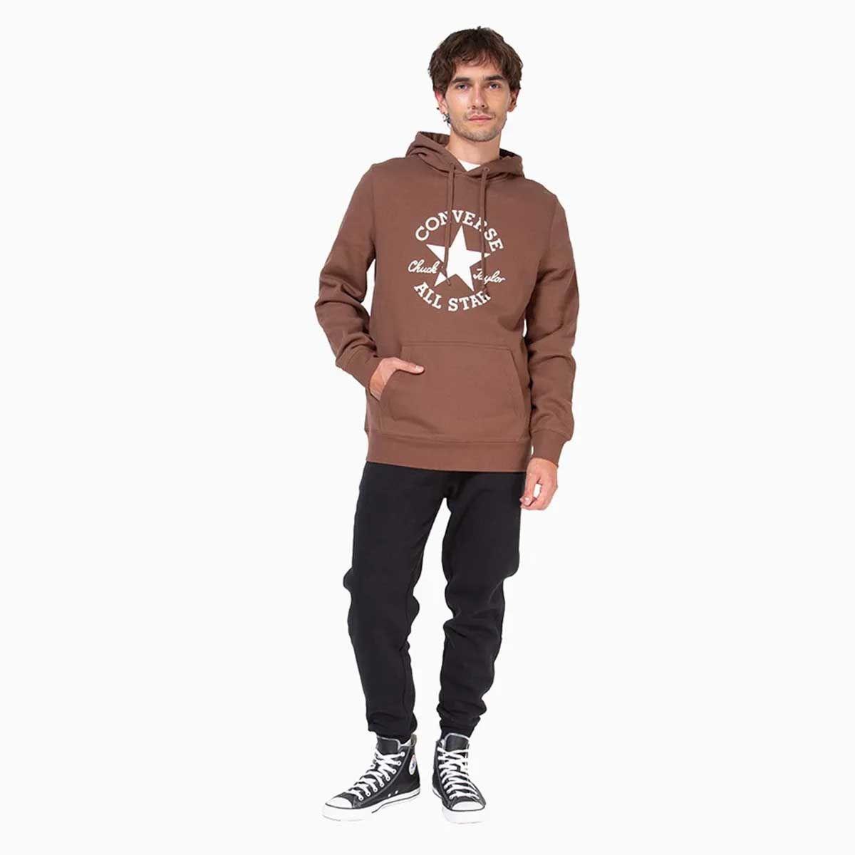 Polerón Hombre Básico Converse Hoodie Mocca-2