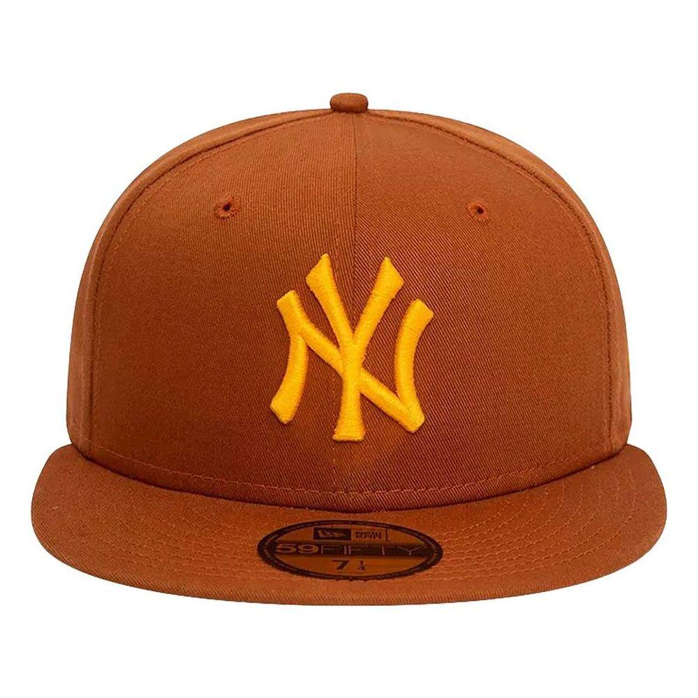Jockey Gorra New Era 59Fifty New York Yankees League Essentials Coffee MLB-0