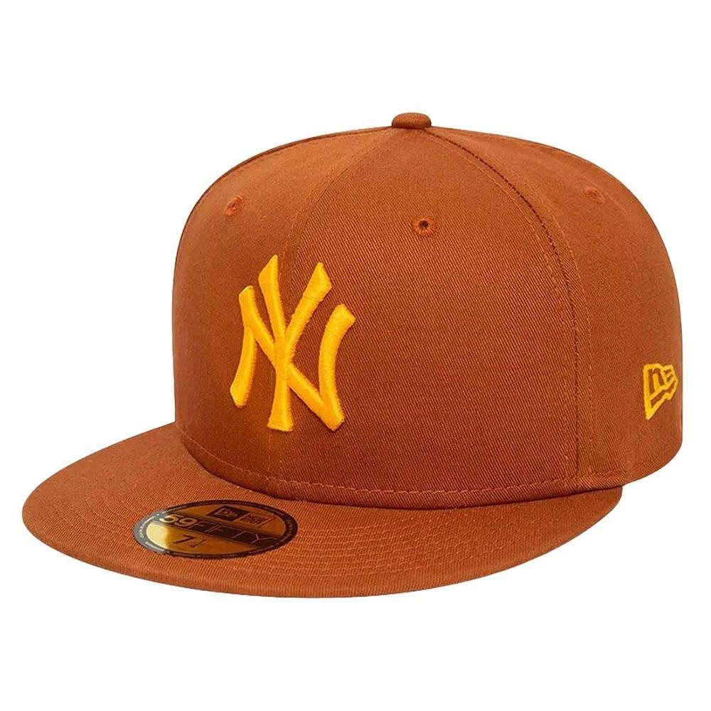 Jockey Gorra New Era 59Fifty New York Yankees League Essentials Coffee MLB-1