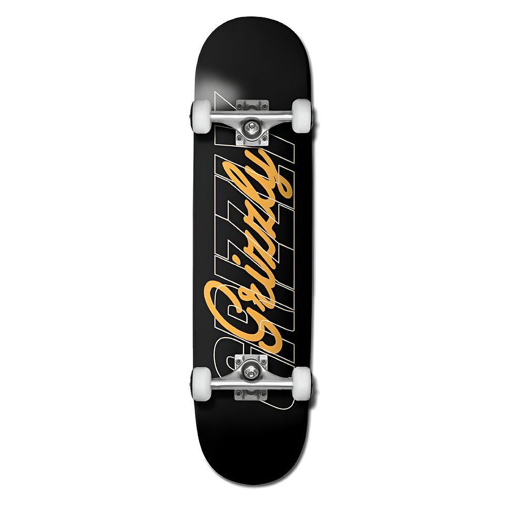 Tabla Skate Completa Grizzly Black 8.0'' Grizzly Griptape-2