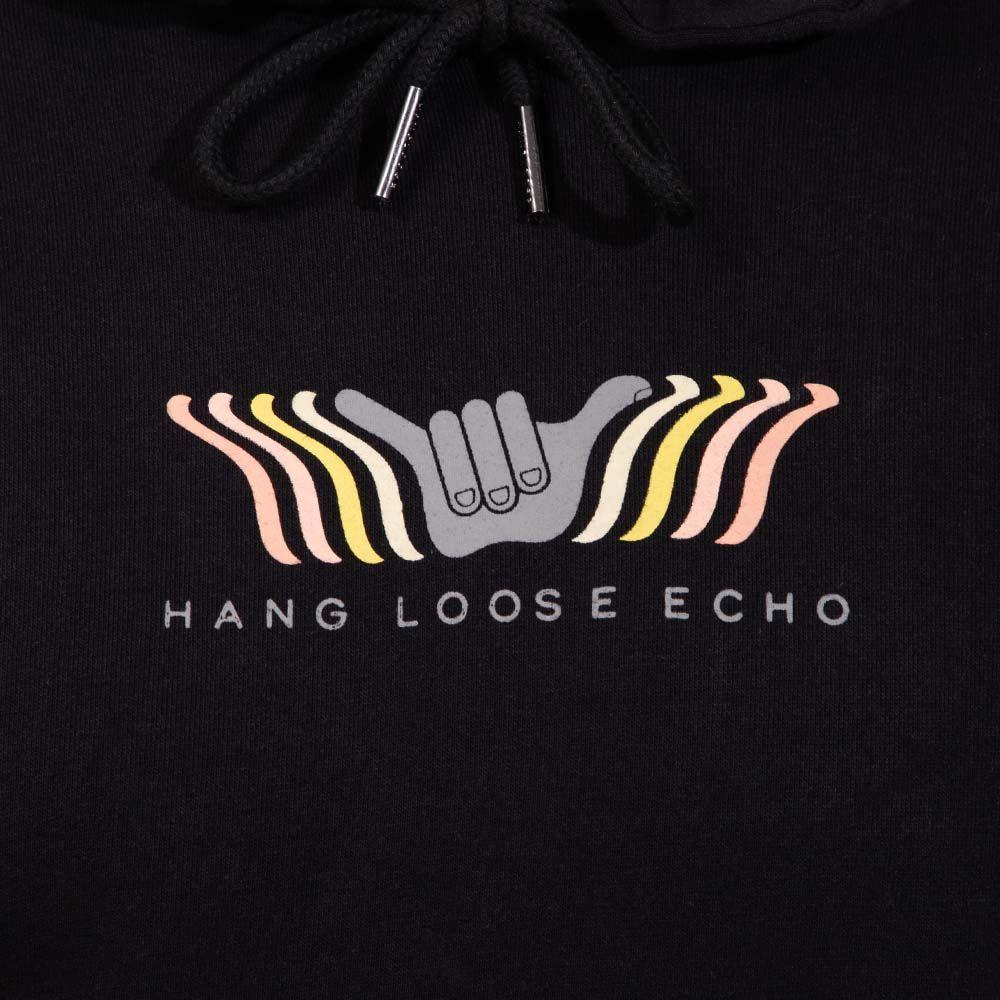 Poleron Hombre Hoodie Echo Negro Hang Loose-1