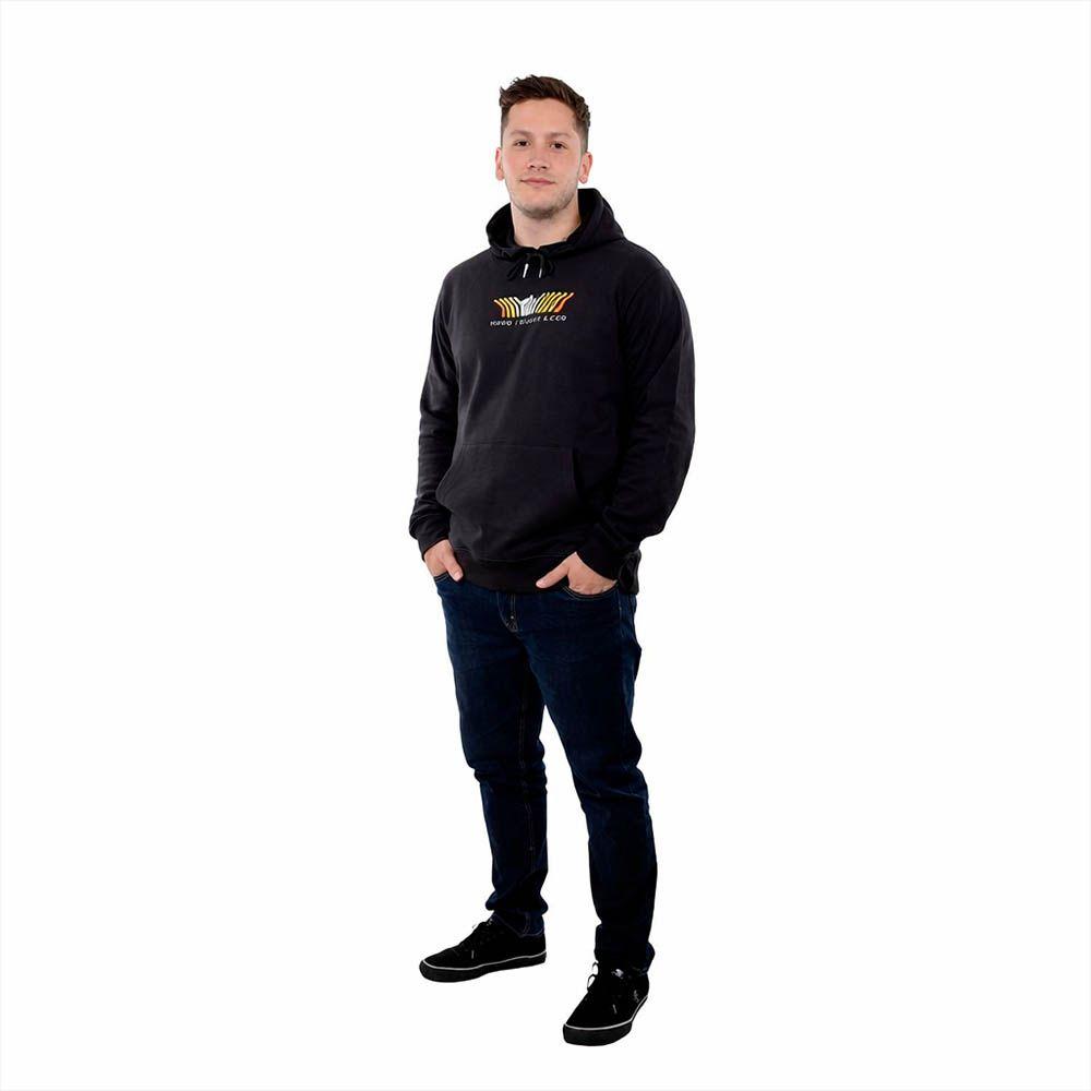 Poleron Hombre Hoodie Echo Negro Hang Loose-7