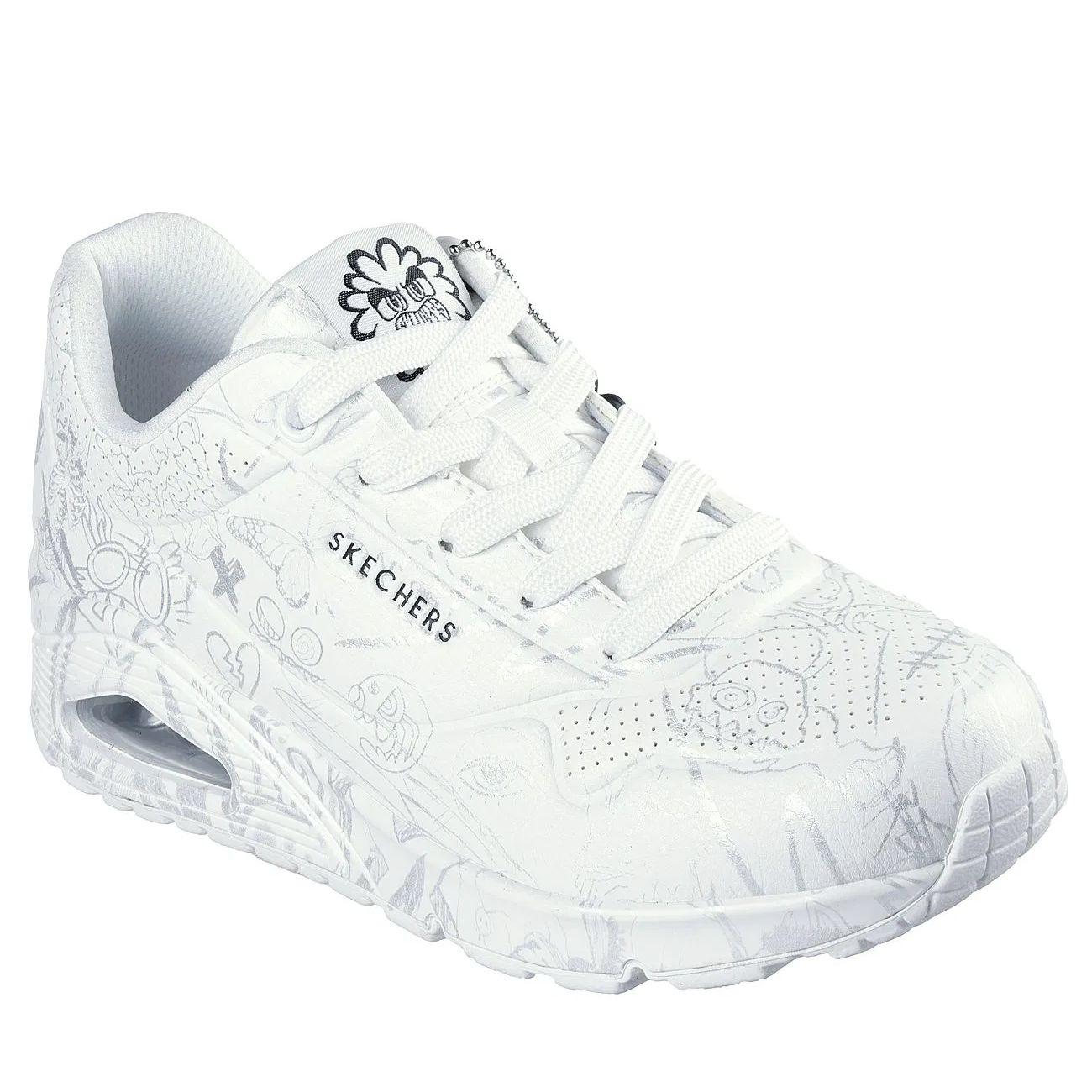 Zapatillas Urbanas Mujer Skechers Uno Process Sketch 177972-WSL-2