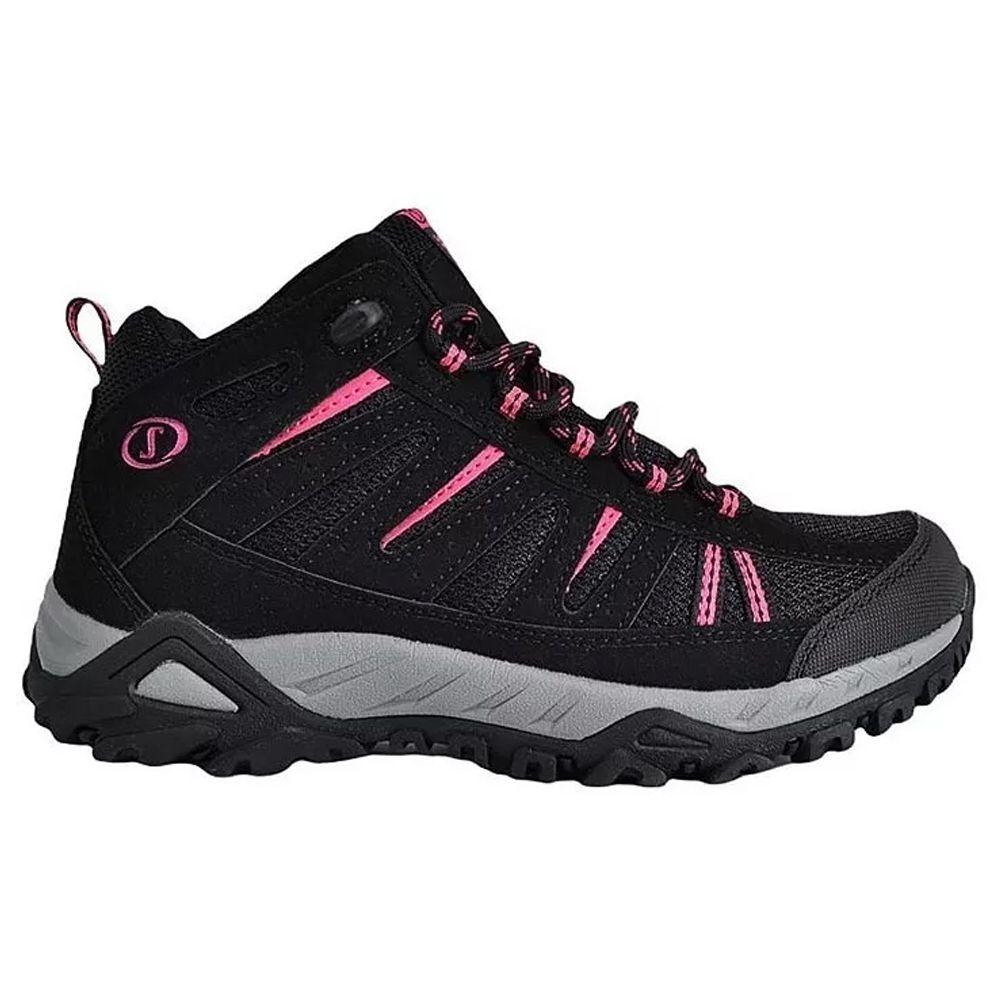 Zapatilla Botin Mujer Outdoor ZFC3023 Negro Fucsia Spalding-0