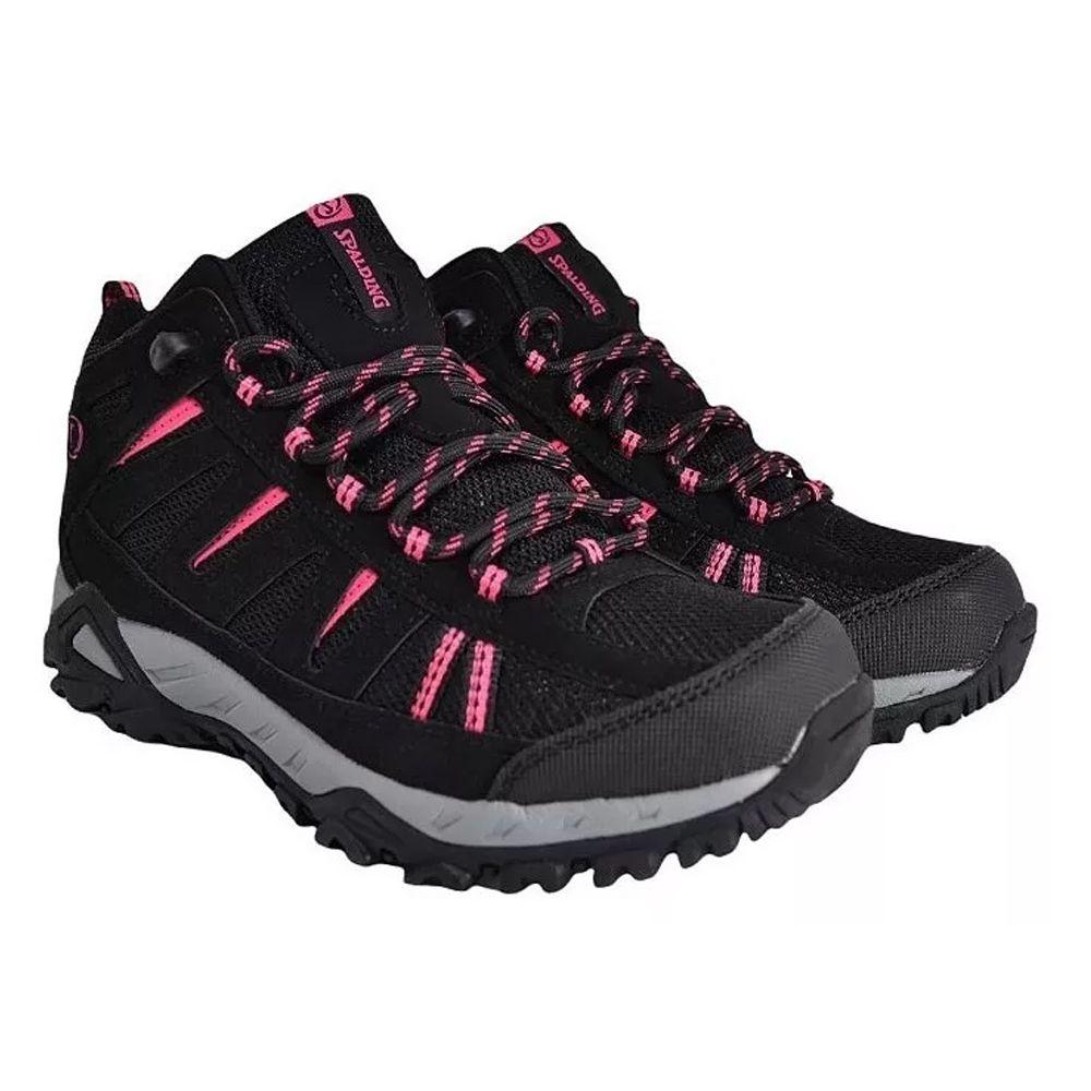 Zapatilla Botin Mujer Outdoor ZFC3023 Negro Fucsia Spalding-3