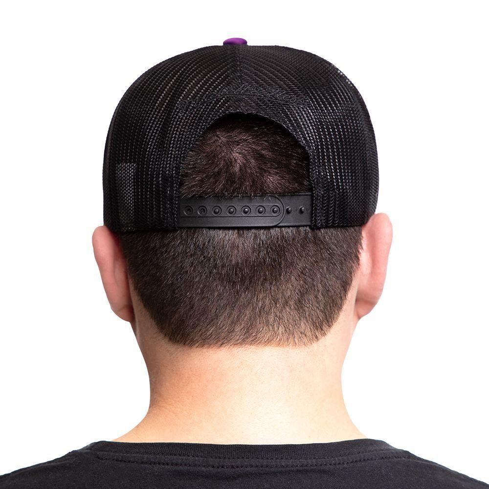 Gorro Trucker Raptors Curvo Morado Mitchell and Ness-4