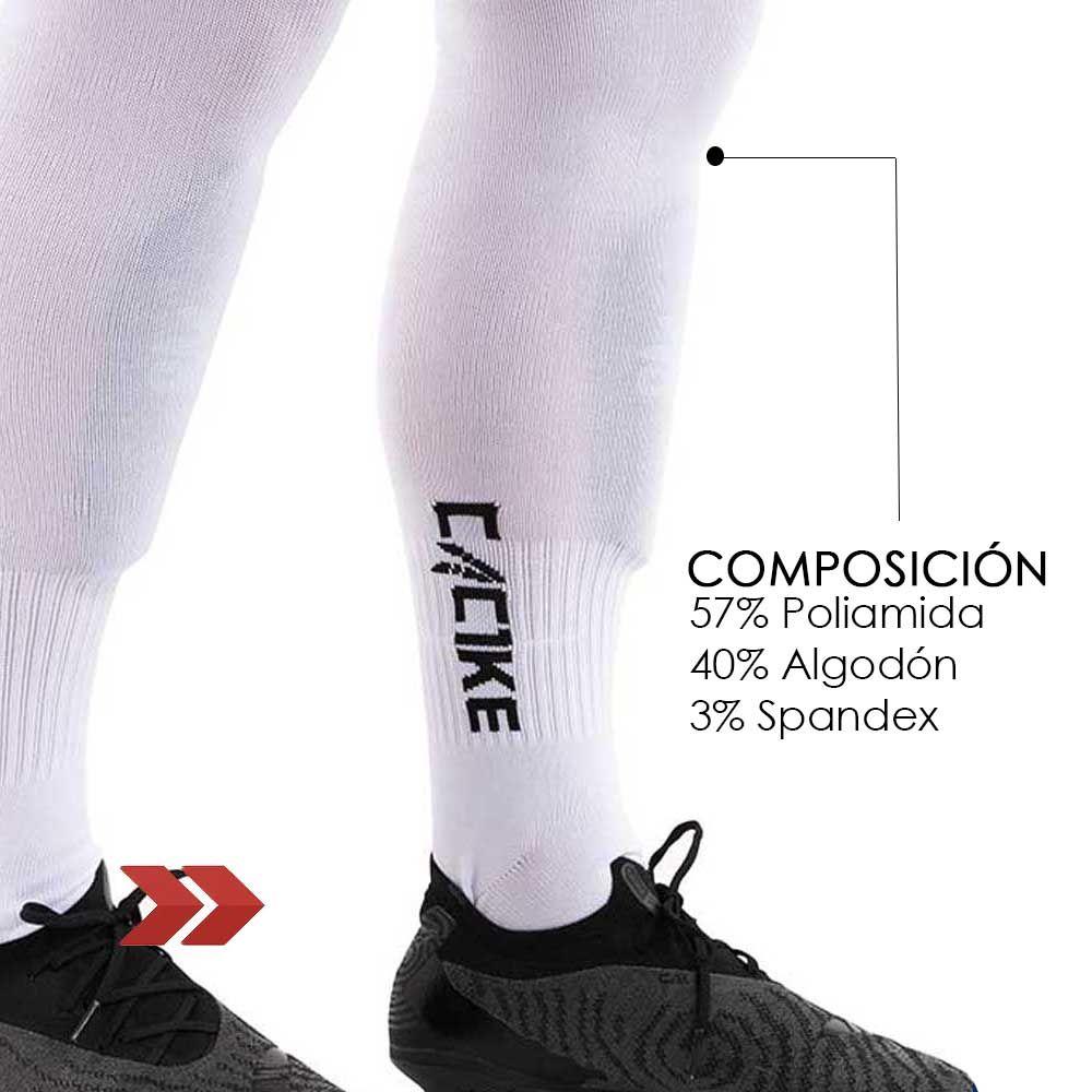 Media De Futbol Cac1Ke Antideslizante Blanco-4