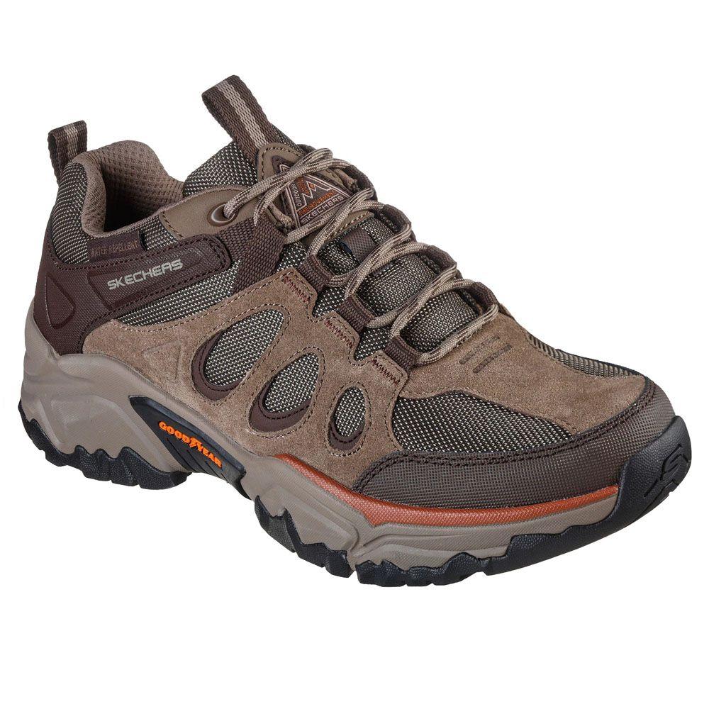 Zapatillas Water Repellent Trail Hombre Skechers Terraform - Selvin Dark Beige-2