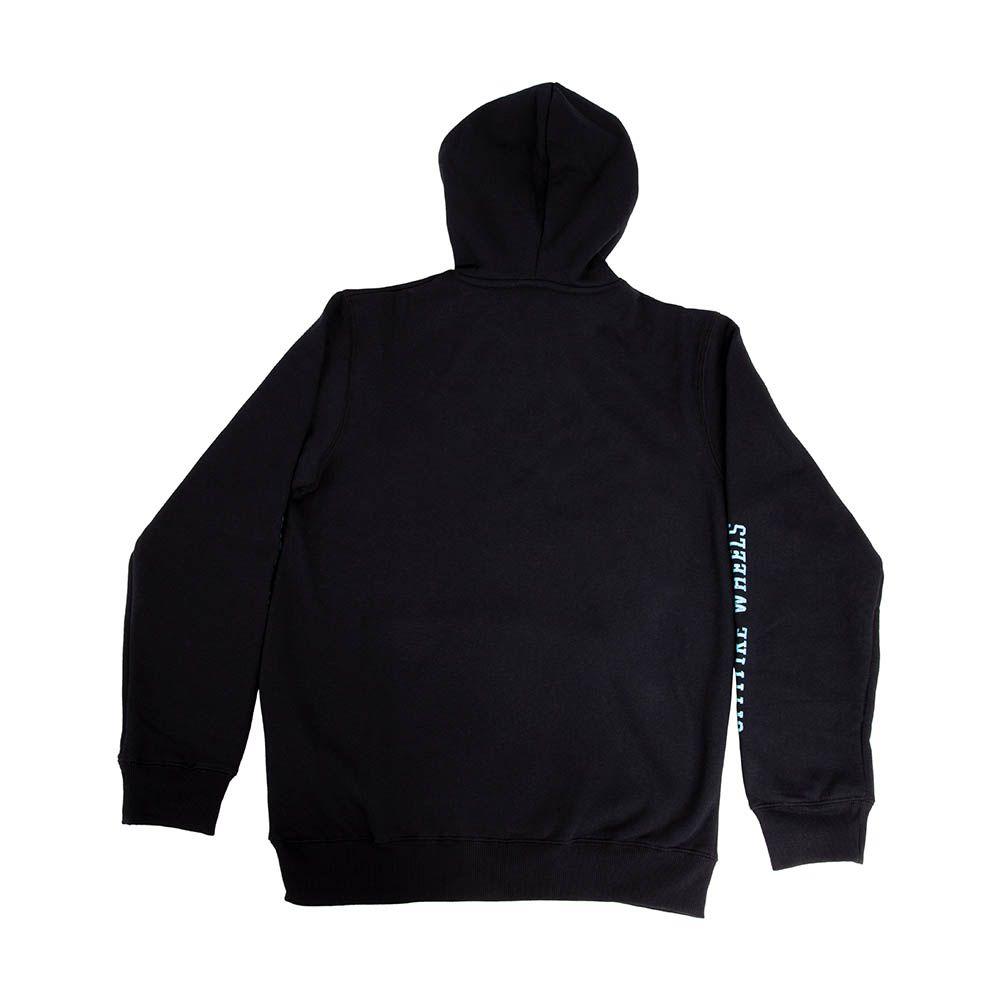 Polerón Con Capucha Juvenil 360° Negro Calipso Spitfire-1