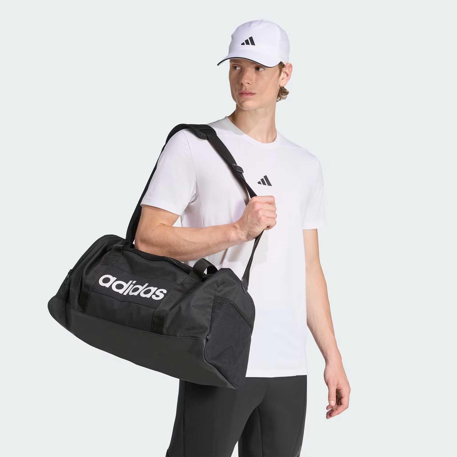 Bolso Deportivo Mediano Linear Adidas Negro-4
