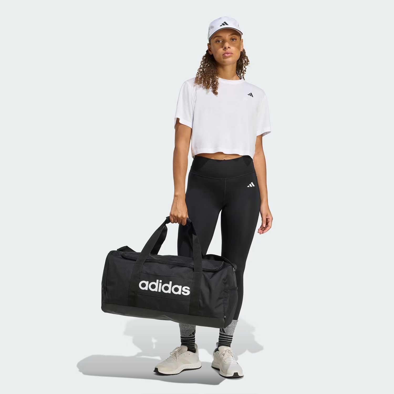 Bolso Deportivo Mediano Linear Adidas Negro-5