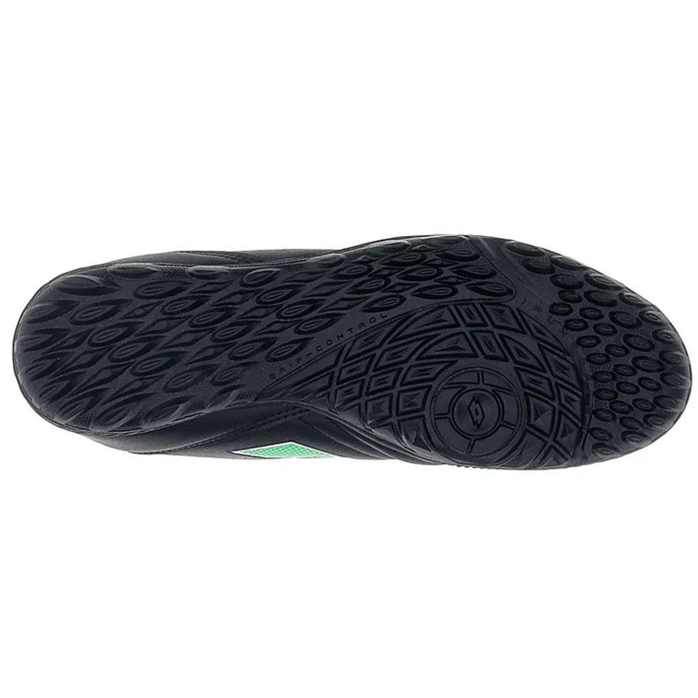Zapatilla de Baby Futbol Hombre Lotto Stadio 705 TF Negro Turquesa-3