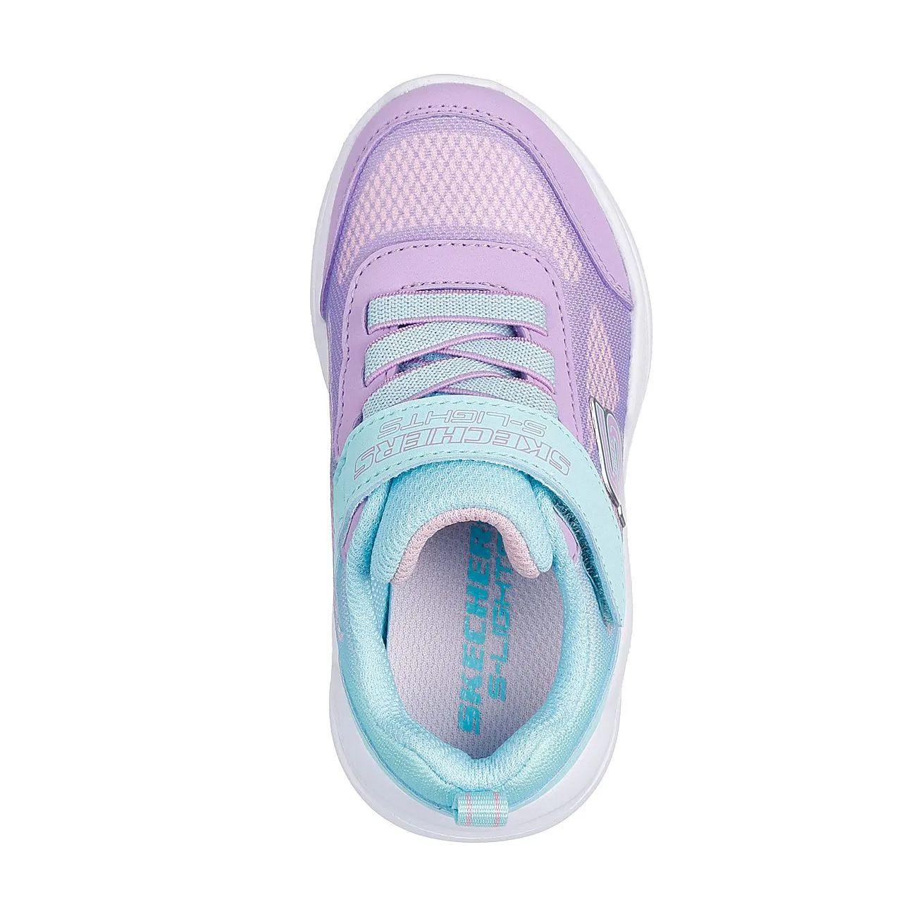 Zapatillas Infantil Niñas Skechers Sola Glow Ombre Deluxe 303714N-TQLV-3