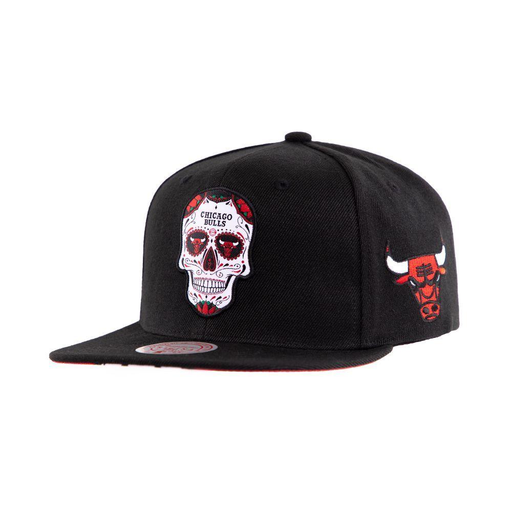 Gorro Chicago Bulls Skull Mxco Negro Mitchell And Ness-2