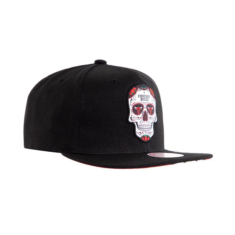 Gorro Chicago Bulls Skull Mxco Negro Mitchell And Ness-1