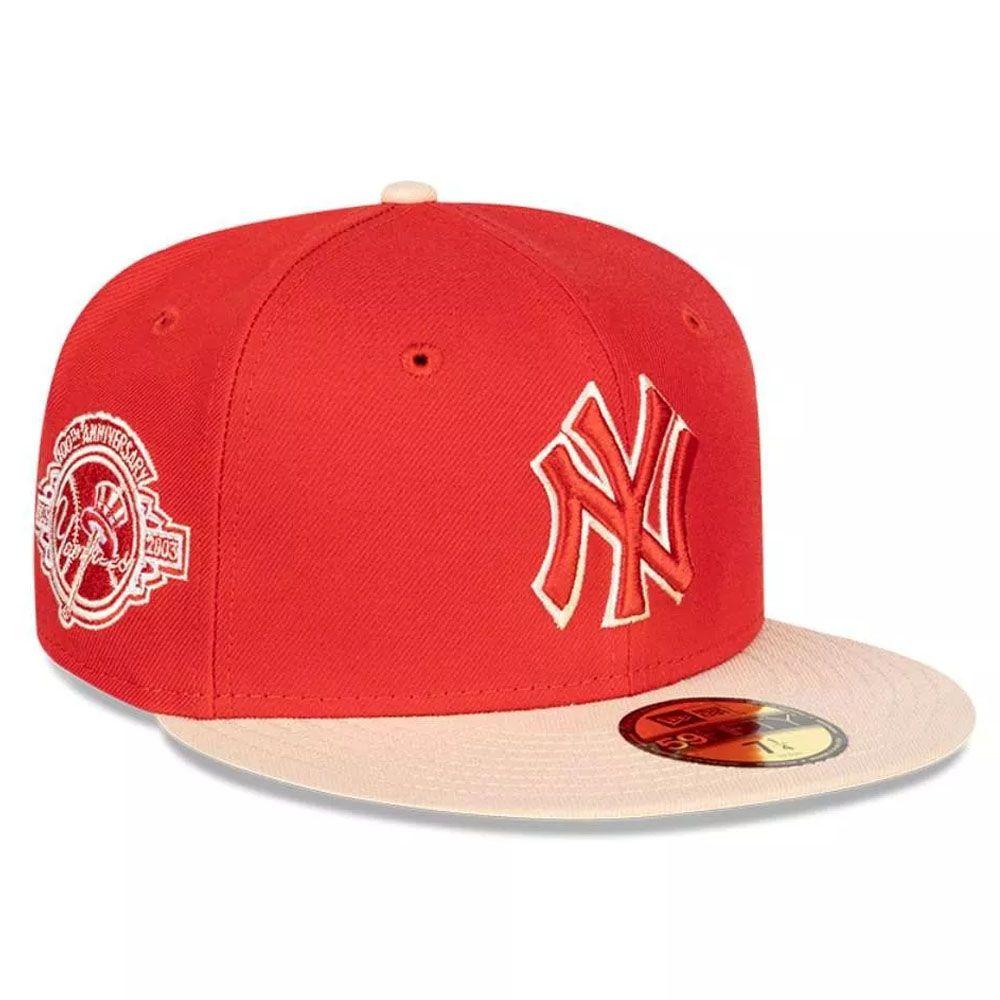 Jockey Gorra New Era 59Fifty Yankees Mlb Soul Xmas Rojo-2