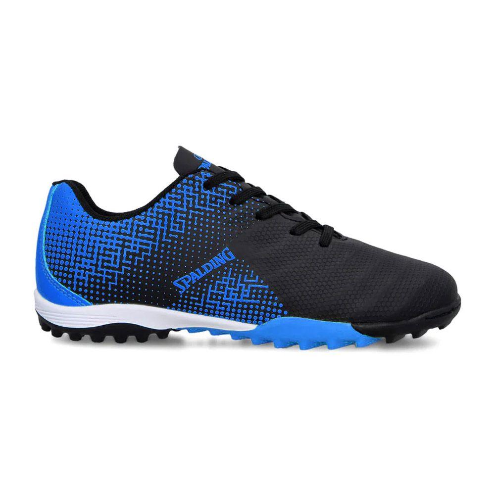 Zapatilla Baby Futbol Tf Junior Speed Azul Neon Negro-0
