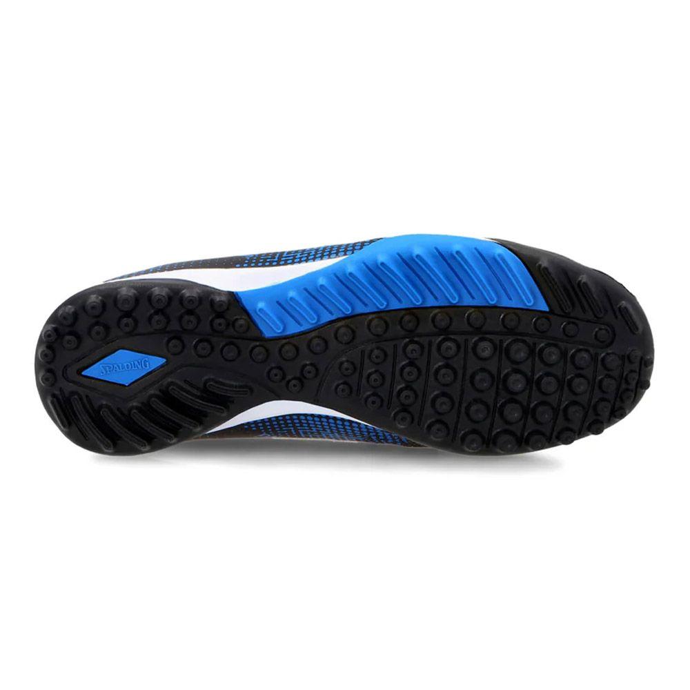 Zapatilla Baby Futbol Tf Junior Speed Azul Neon Negro-3