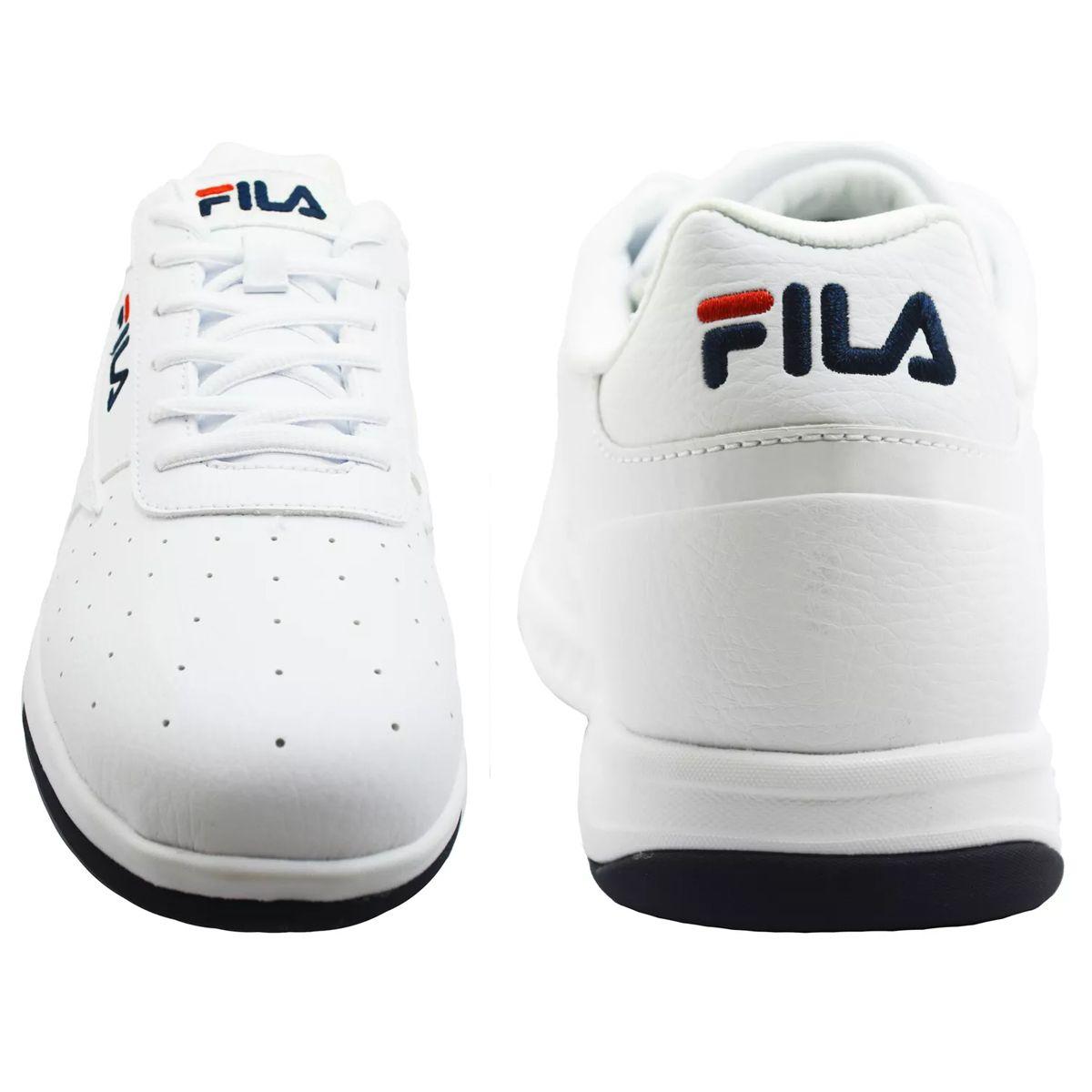Zapatillas de Hombre Fila Courtfield Blanco Azul-2