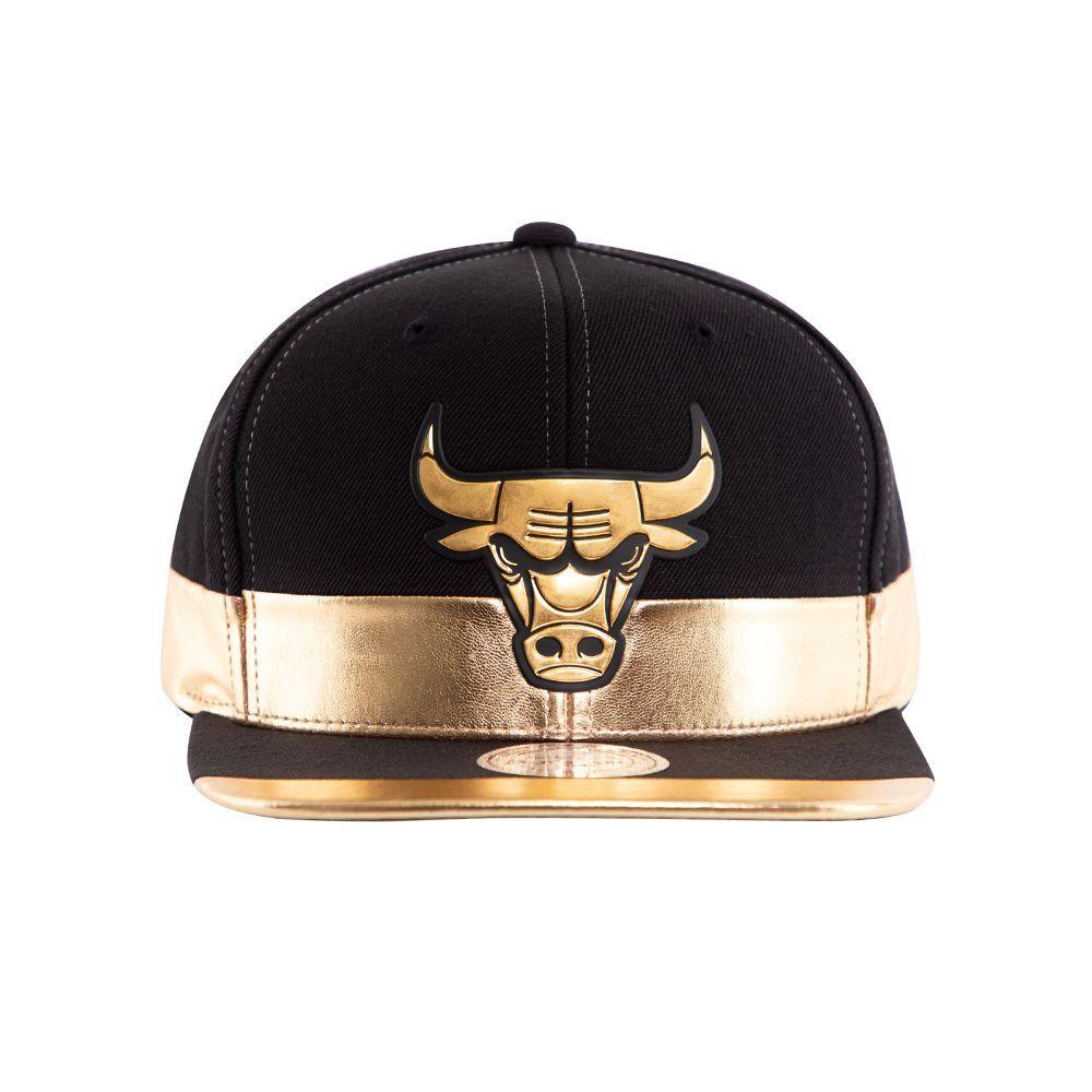 Gorro Chicago Bulls Franja Dorado Mitchell And Ness-0