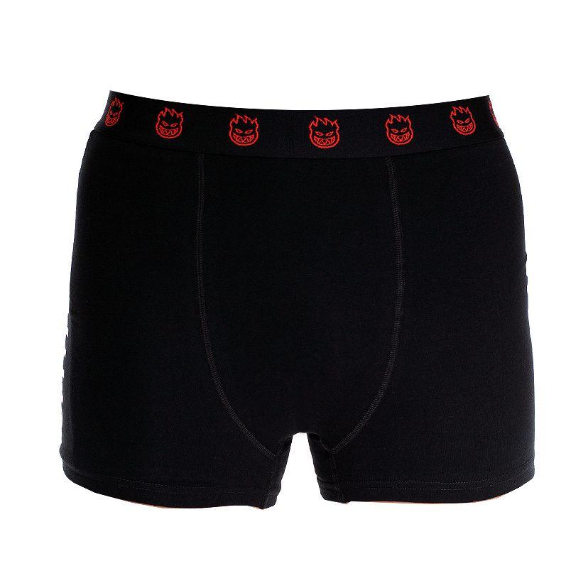 Pack 2 Boxer Juvenil Classic Rojo Negro Spitfire-2