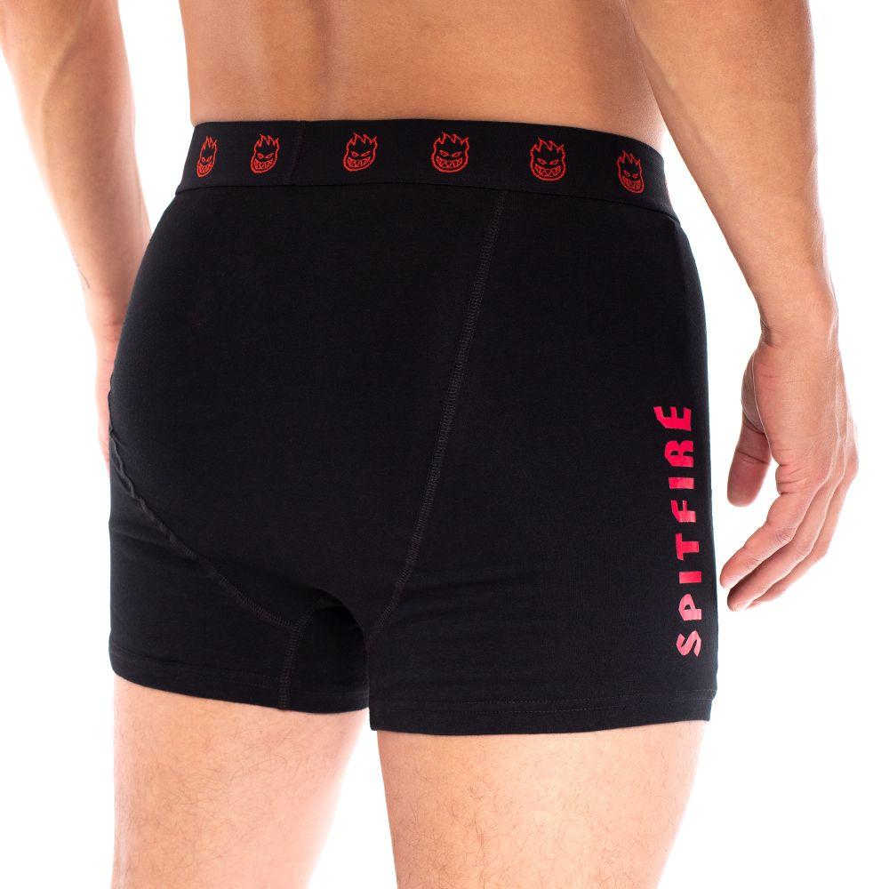 Pack 2 Boxer Juvenil Classic Rojo Negro Spitfire-3