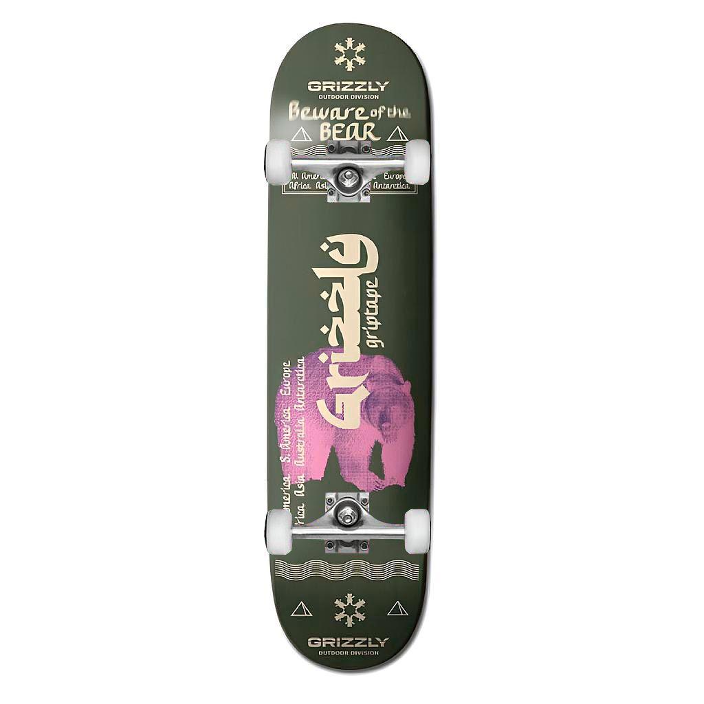 Tabla Skate Completa Arabic 8.0'' Grizzly Griptape-2
