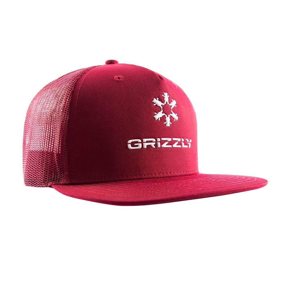 Gorro Trucker Outdoor Division Drift Hat Red Grizzly-2