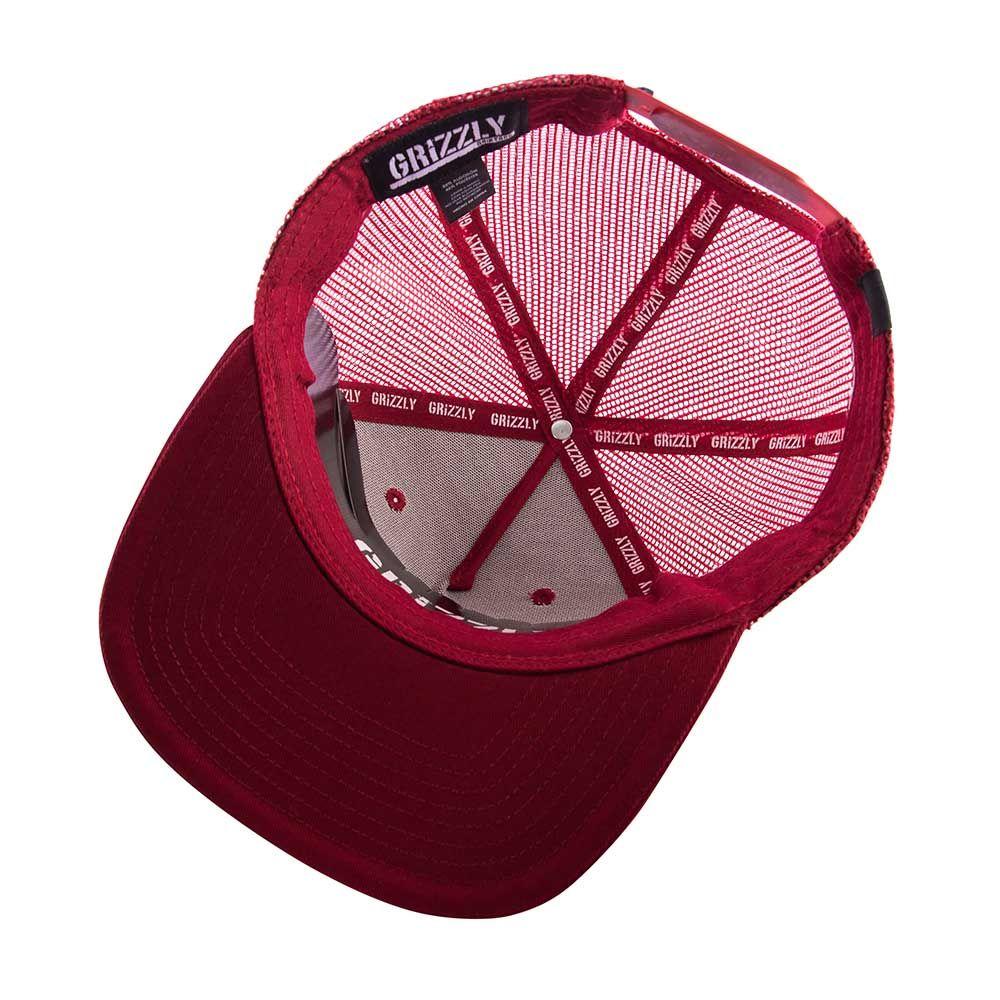 Gorro Trucker Outdoor Division Drift Hat Red Grizzly-4
