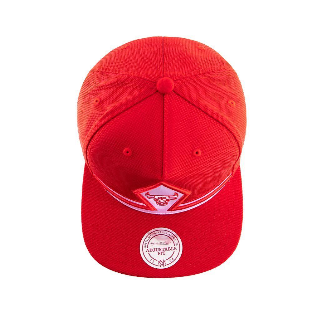 Gorro Chicago Bulls Diamond Rojo Mitchell And Ness-4