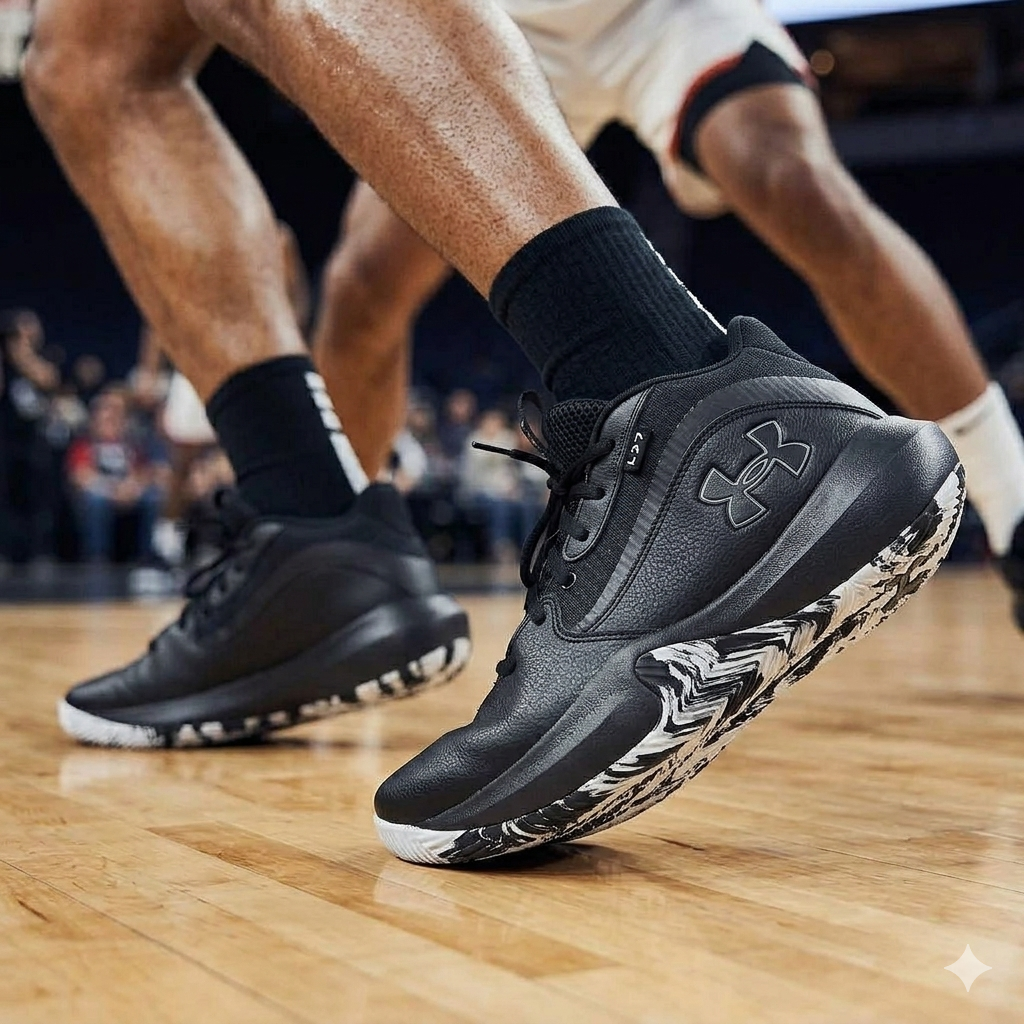 Zapatilla de Basketball Hombre Under Armour Lockdown 7 Black-1