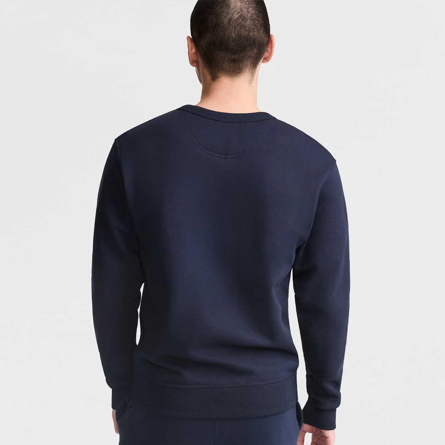 Poleron Hombre Champion Crew Fleece Azul-1