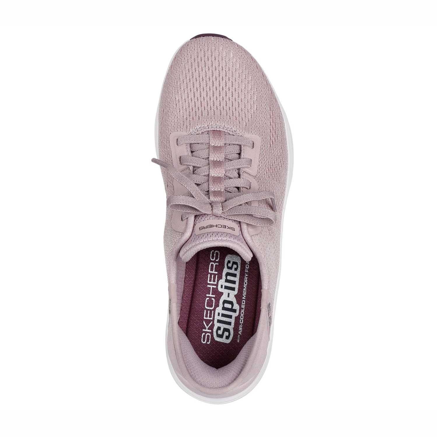 Zapatillas Urbanas Skechers Mujer Slip-ins D'Lux Comfort 2.0 - Aerial Slip-ins Rosado 104476-MVE-3