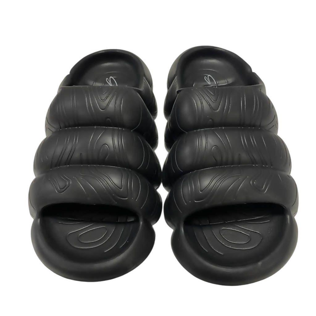 Sandalia Slip On Clouds Negro Mujer-3