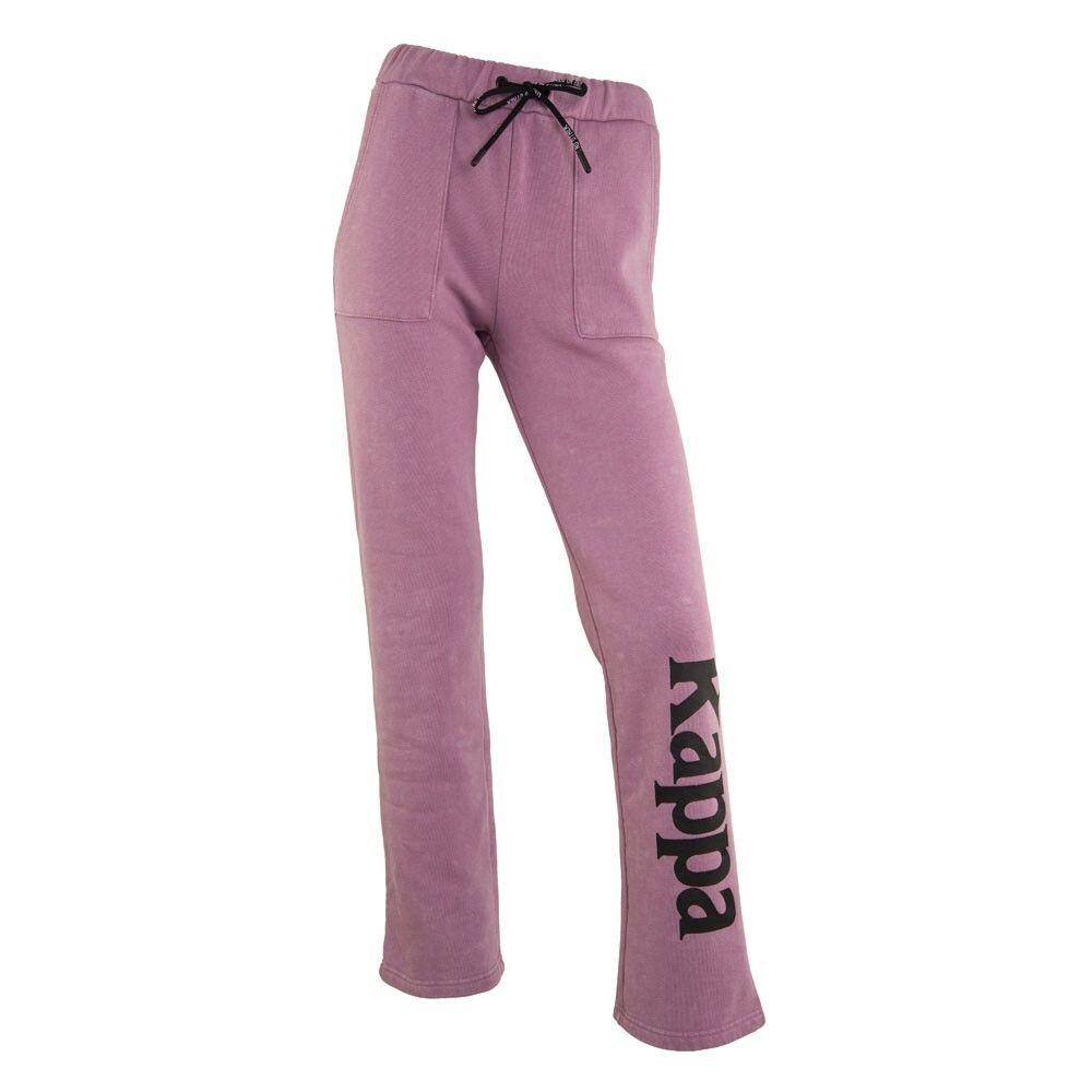 Pantalones Kappa Mujer Logo Rosado-0