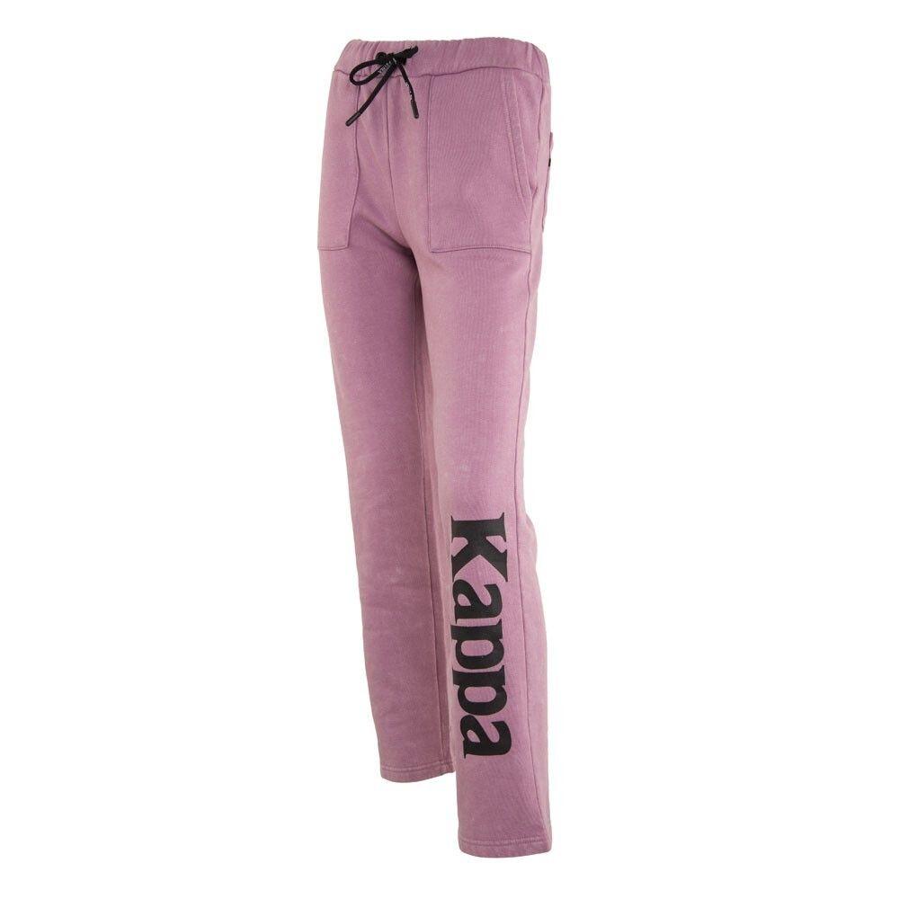 Pantalones Kappa Mujer Logo Rosado-1