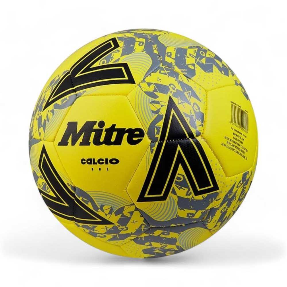 Balon Futbol Calcio T5 (Amarillo/Negro/Gris)-2
