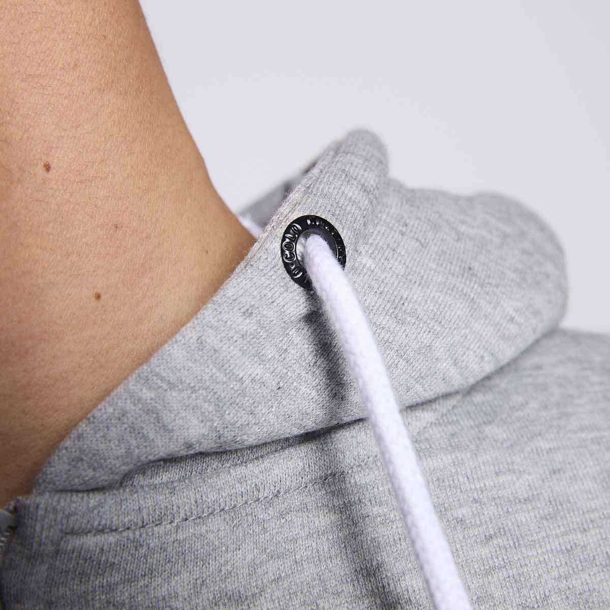 Polerón Colo Colo Urbano Hombre Full Zipper Gris-4