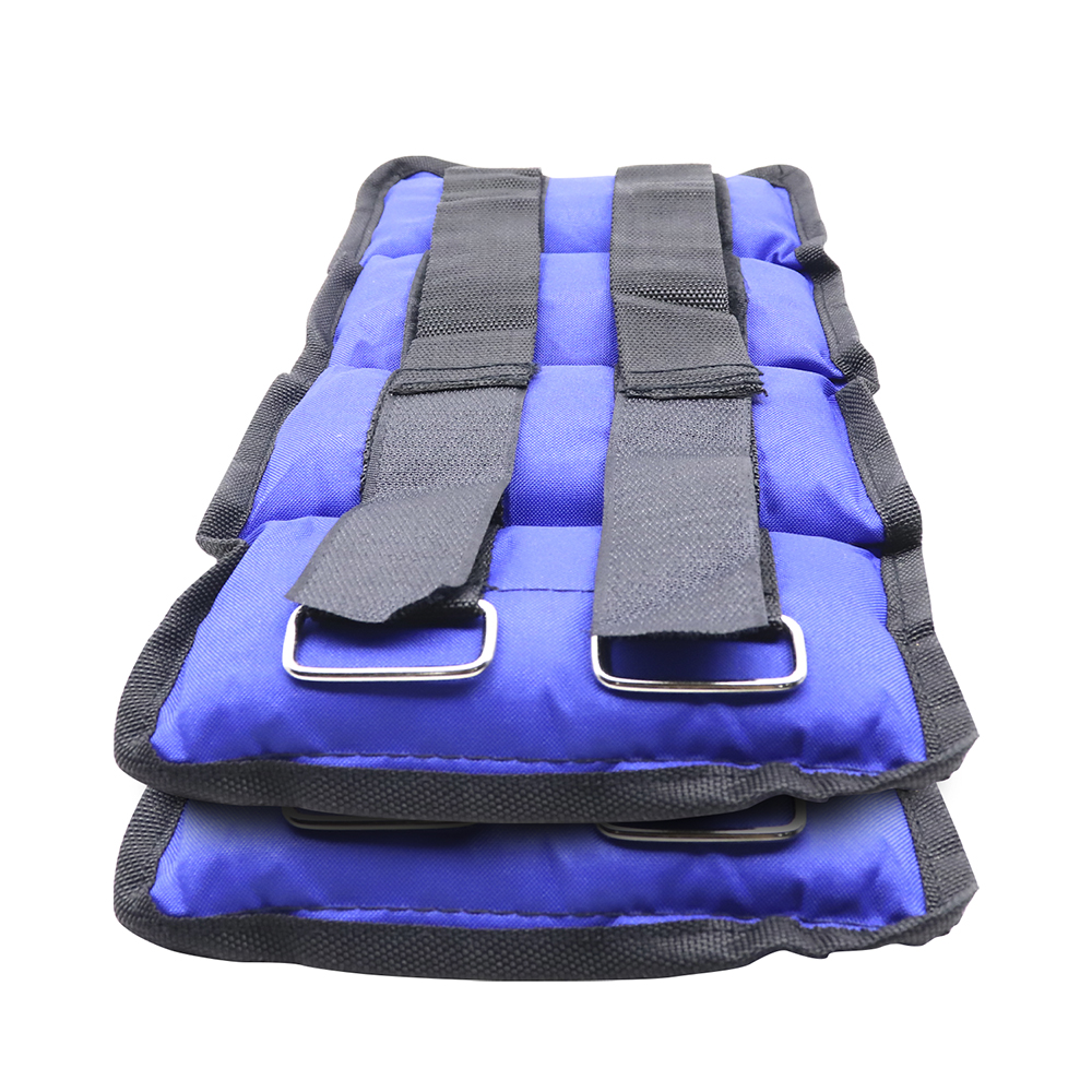 Par Pesa Tobillera Muñequera 1 Kg Azul Jks-2
