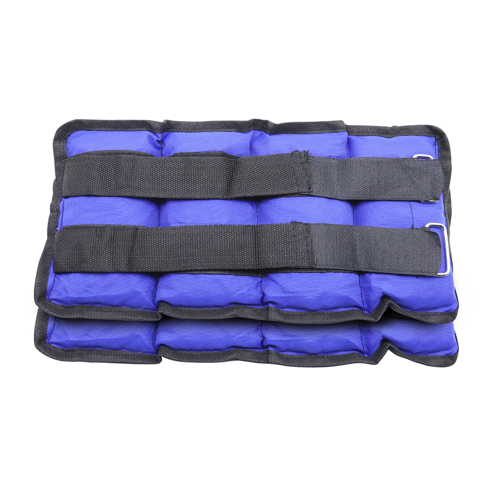 Par Pesa Tobillera Muñequera 1 Kg Azul Jks-3